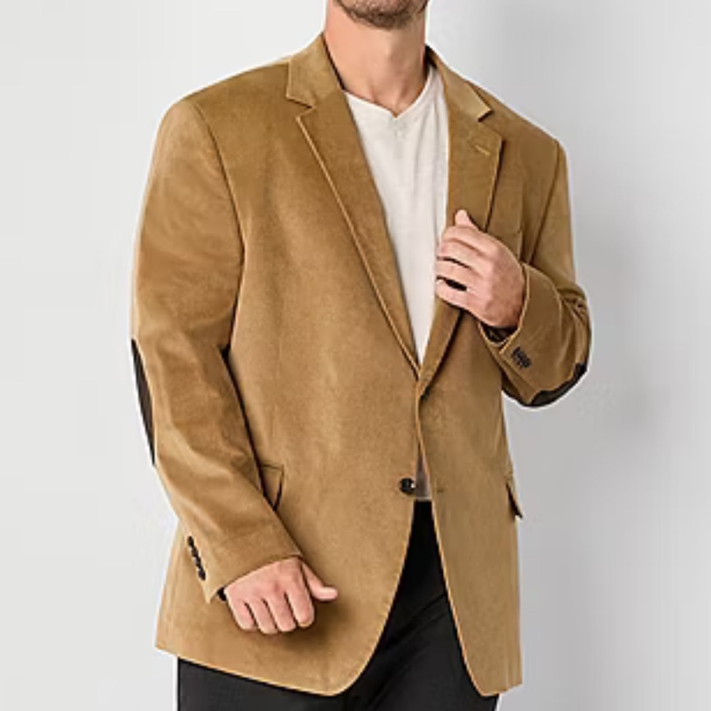 Stafford Big & Tall Corduroy Stretch Fabric Sport Coat- Size 48 Reg
